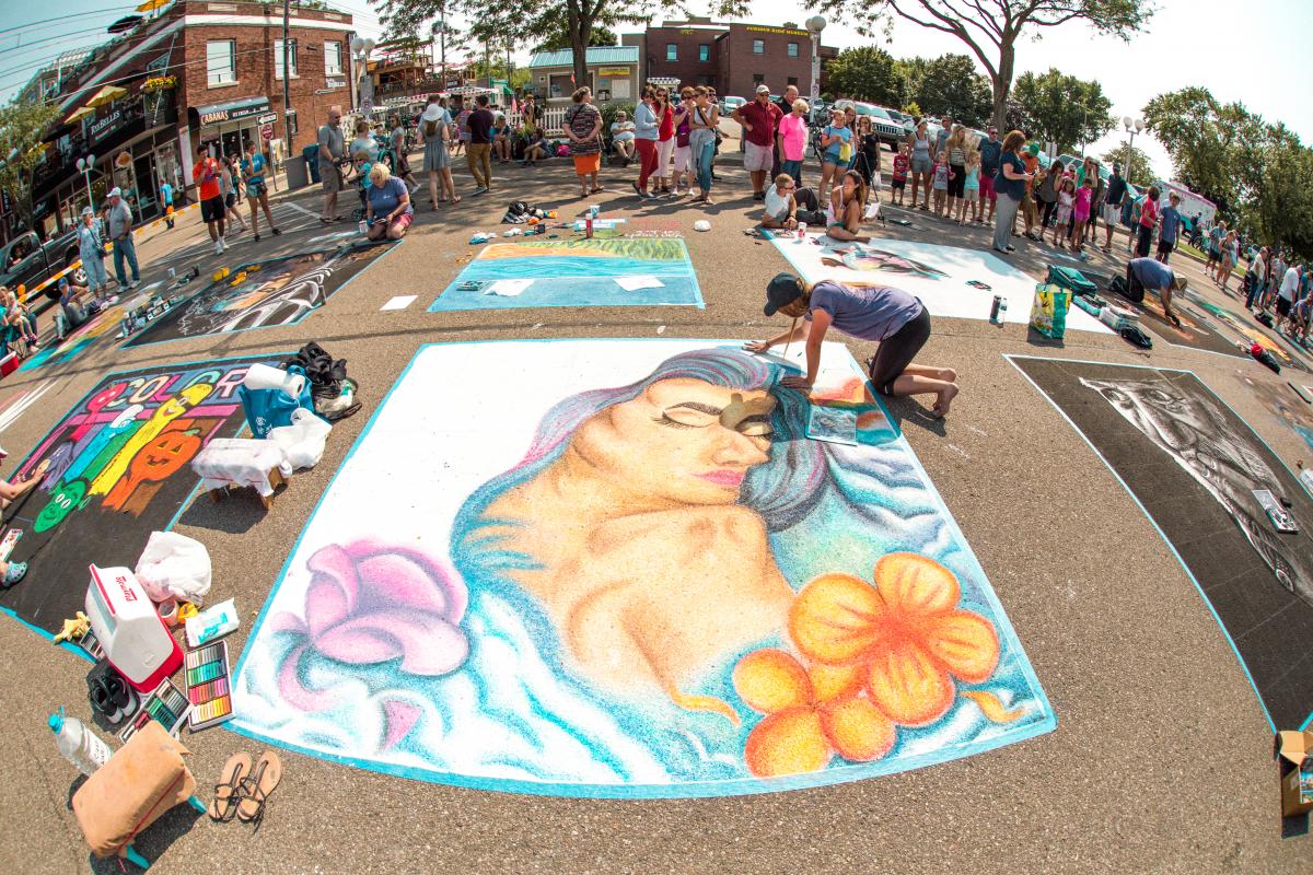 Chalk the Block in St. Joseph, Southwest Michigan