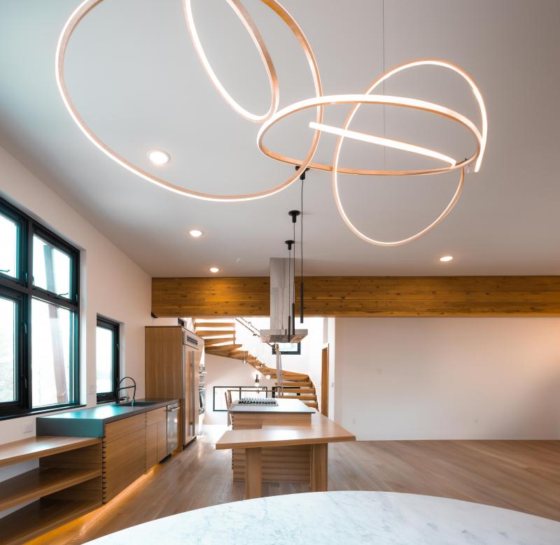 Kitchen Interior of Allegretti Architect house