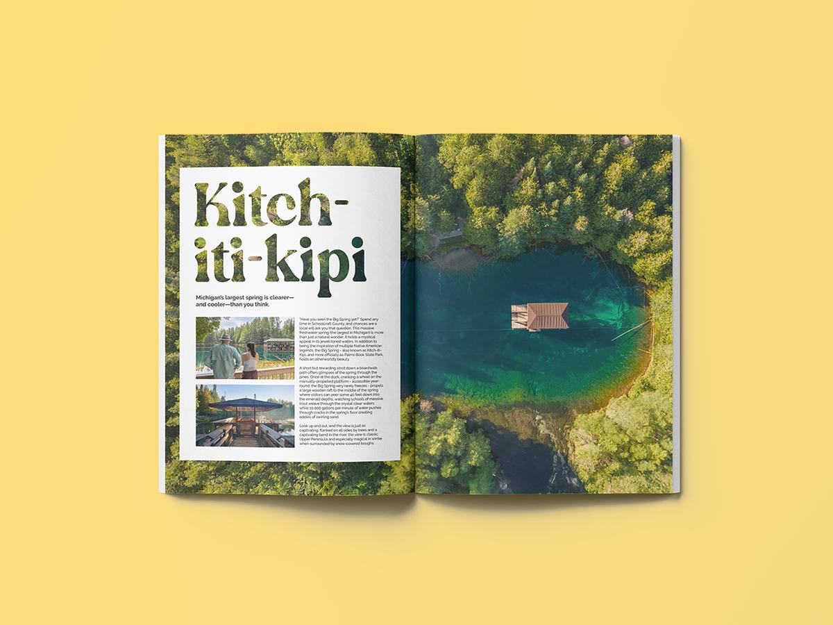 Kitch-iti-kipi Magazine Spread